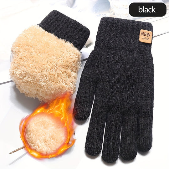 Mariska - Warm Knitted Winter Gloves