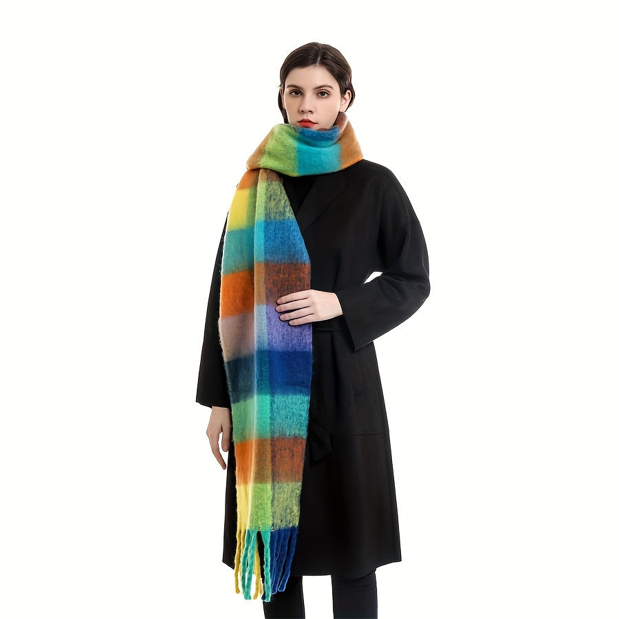 Sofie - Stylish Scottish Plaid Scarf, Softly Woven and Perfect for Casual Winter Days