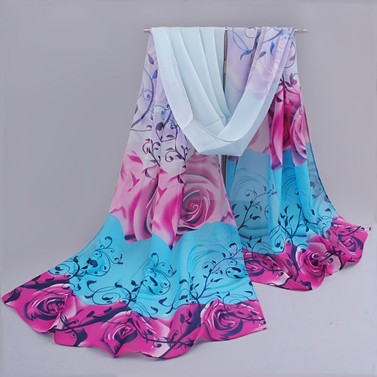 Lianne - Stylish Light Chiffon Scarf for Spring and Summer