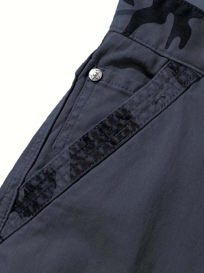 Lucas – Stijlvolle Vintage Cargobroek met Camouflagepatroon