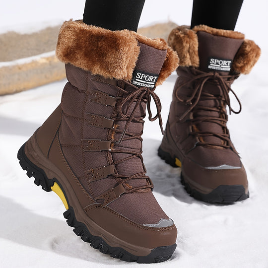 Marit - Waterproof Insulated Snow Boots with Faux Fur