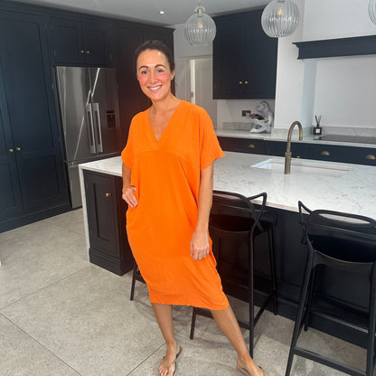 Anouk Dames Jurk - Zomerjurk met V-Hals - Jurkjes Dames