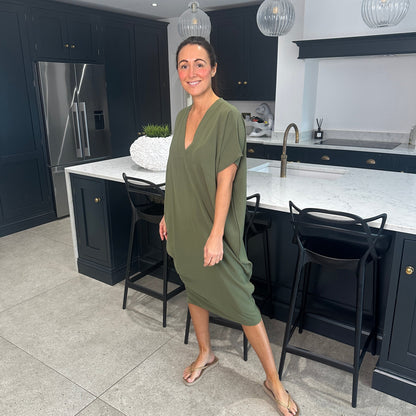 Anouk Dames Jurk - Zomerjurk met V-Hals - Jurkjes Dames