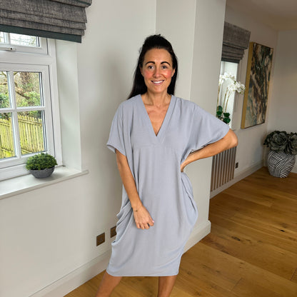 Anouk Dames Jurk - Zomerjurk met V-Hals - Jurkjes Dames