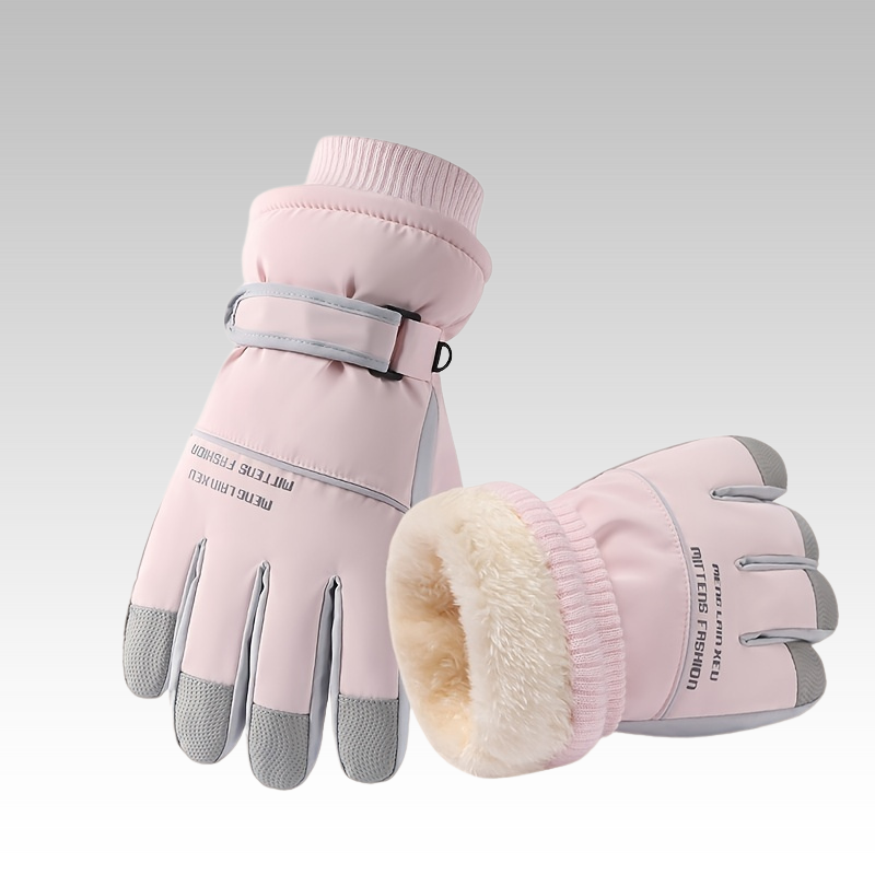 Anouk - Dikke Katoenen Winterhandschoenen voor Vrouwen