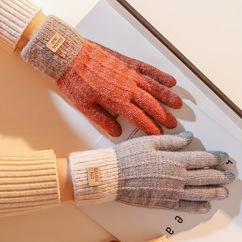 Lotte - Winter Gebreide Handschoenen, Touchscreen Compatibel, Unisex & Warm