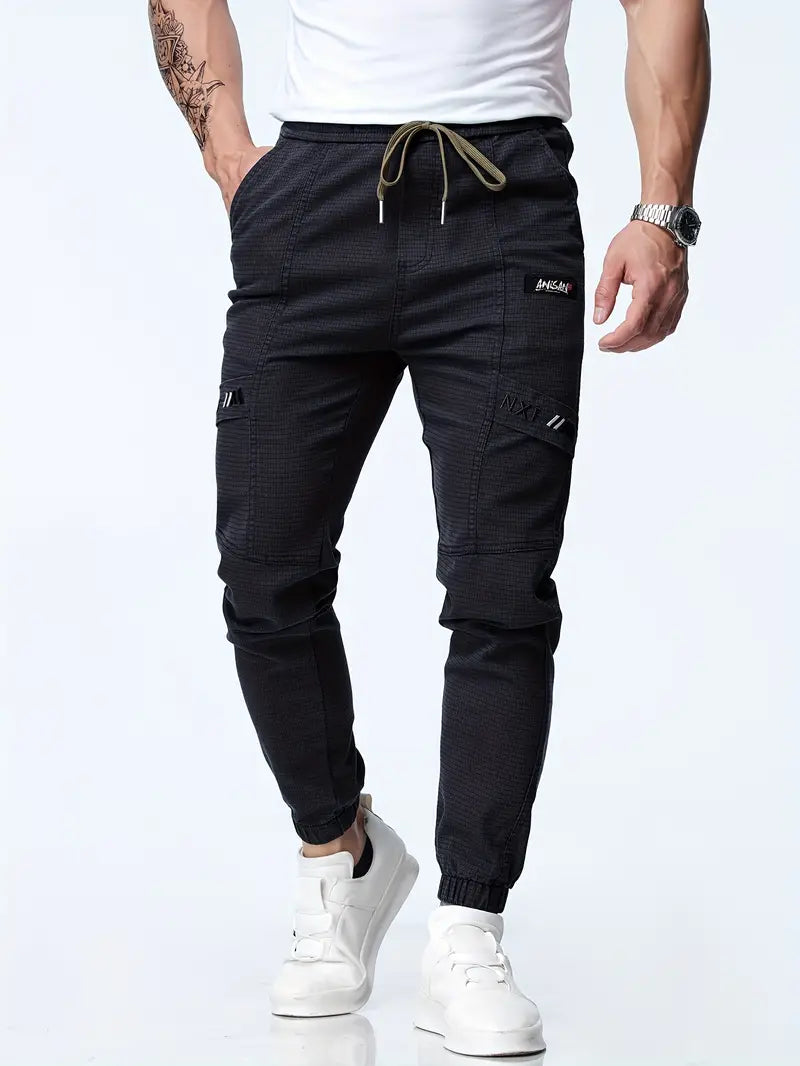 William – Airy Jogging Pants with Adjustable Waist