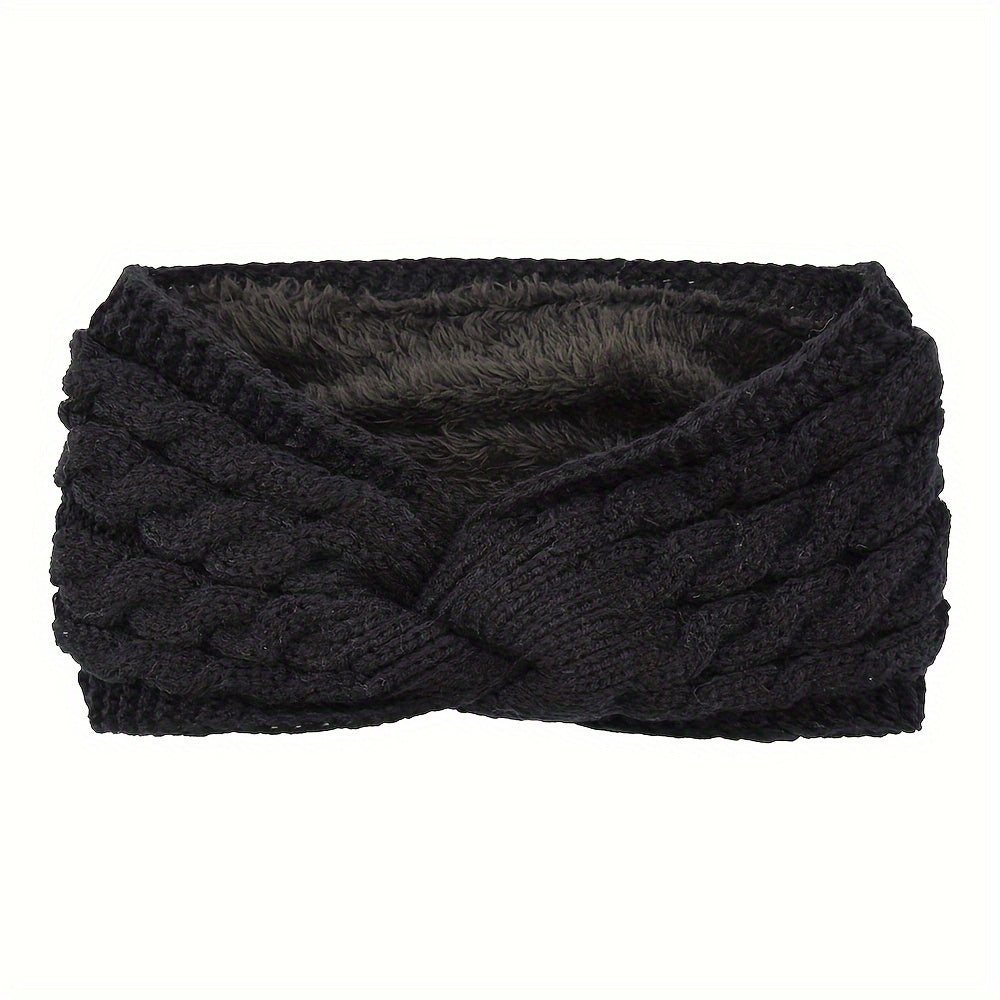 Eva - Dikke Gebreide Oorwarmers met Warme Voering | Cozy Winter Haaraccessoires