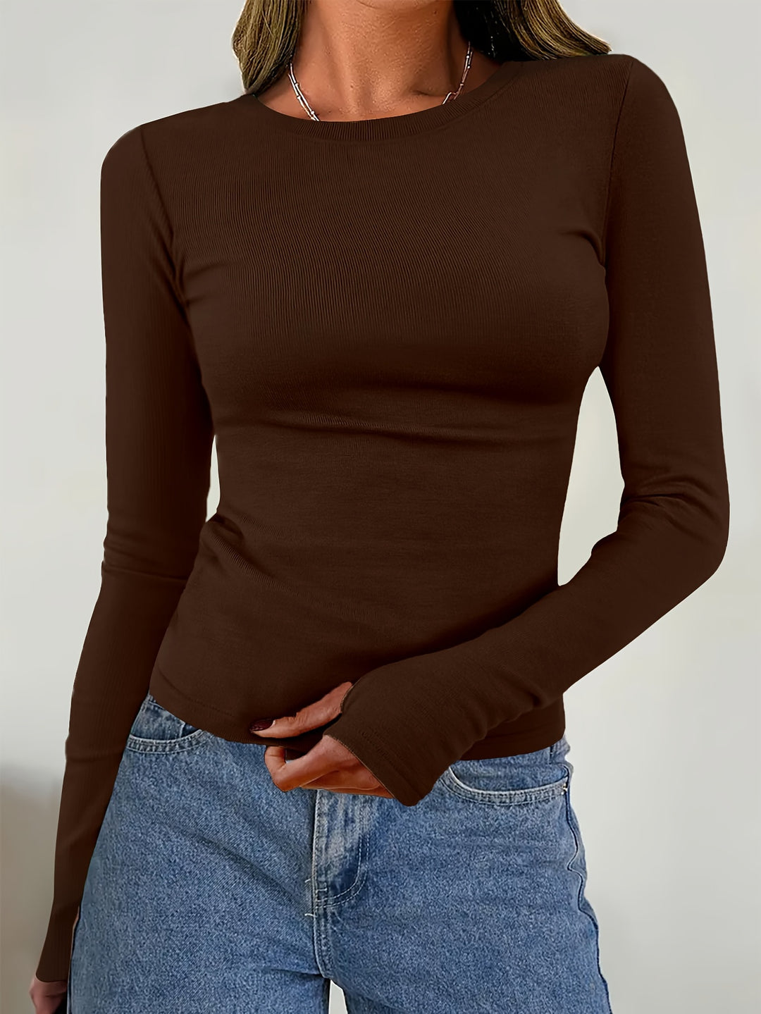 Marijke - Chic Long Sleeve Top for Fall and Winter