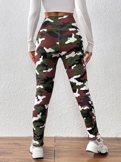 Lieke - Fleece-Gevoerde Hoge Taille Leggings met Geometrische Print | Winterwarme Slim Fit Broek