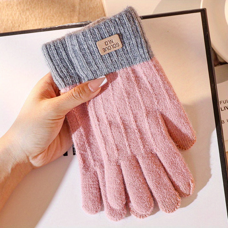 Lotte - Winter Knitted Gloves, Touchscreen Compatible, Unisex &amp; Warm