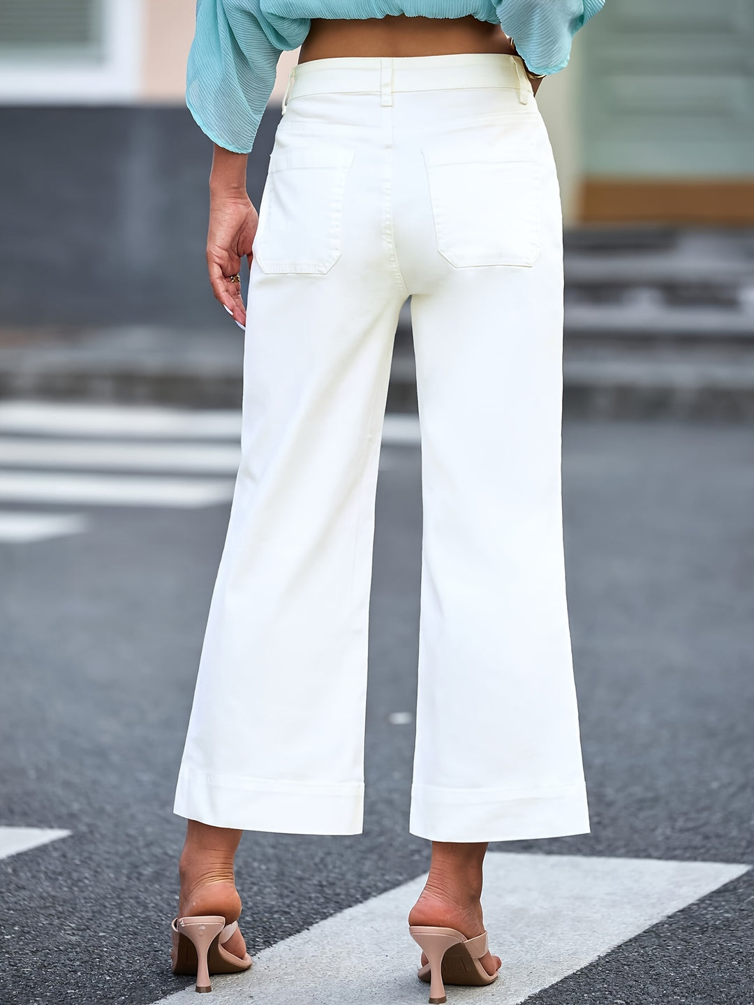 Sophie - Casual Cropped Jeans With Straight Legs