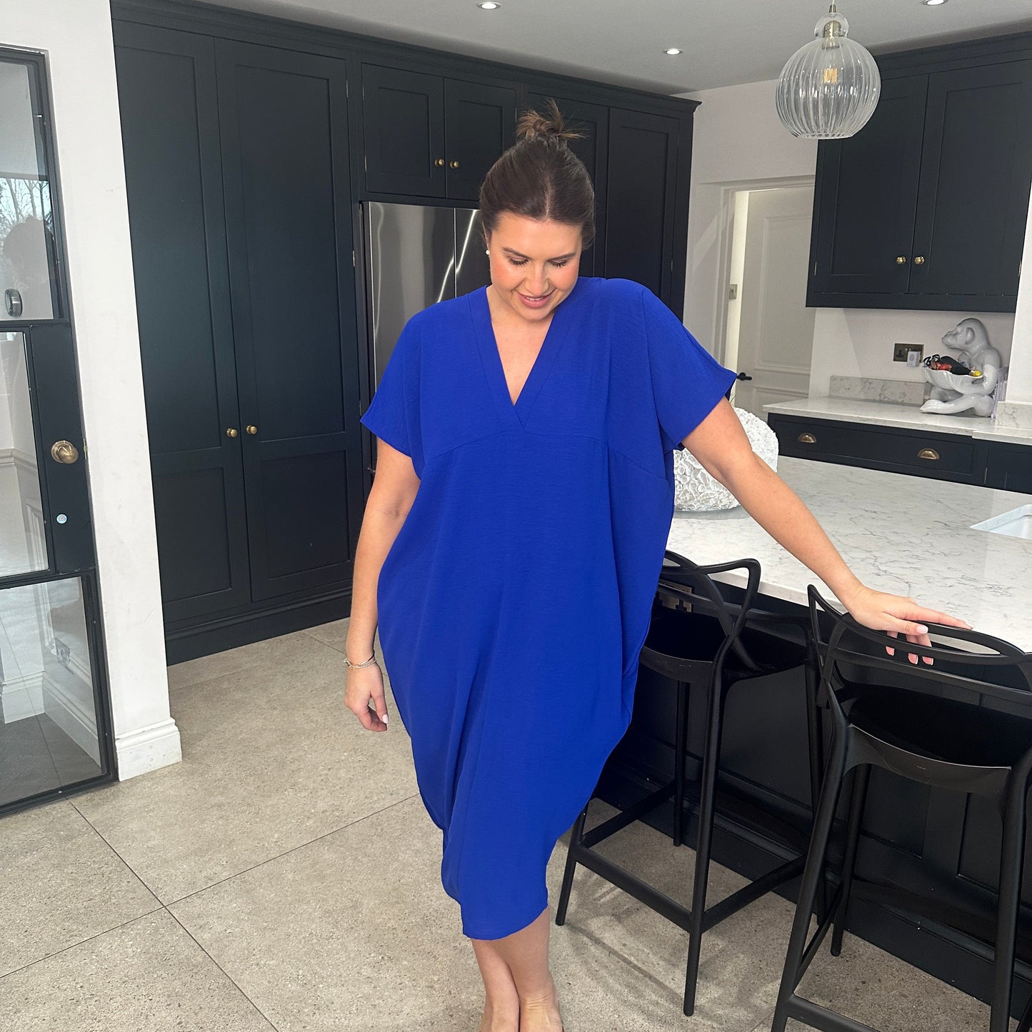 Anouk Dames Jurk - Zomerjurk met V-Hals - Jurkjes Dames