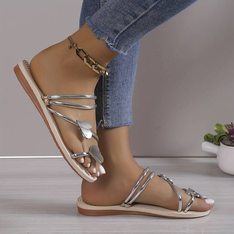 Lina - Stijlvolle Sommersandalen met Verfijnde Riemen