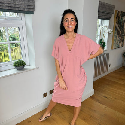 Anouk Dames Jurk - Zomerjurk met V-Hals - Jurkjes Dames