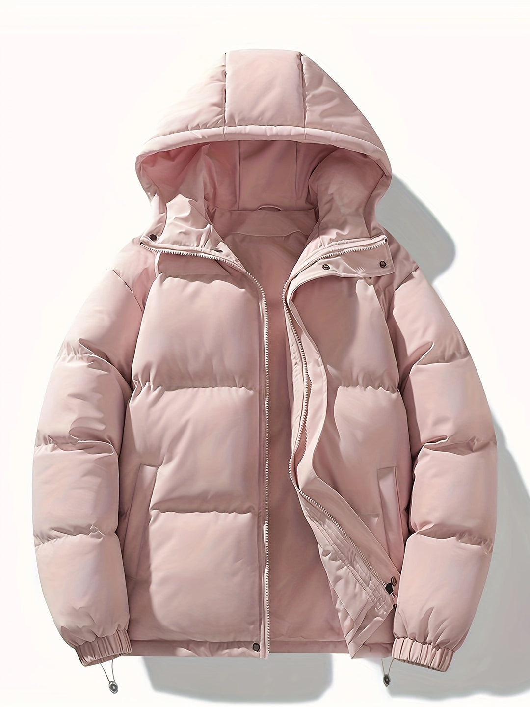 Lars - Men's Puffer Jacket With Hood And Drawstring