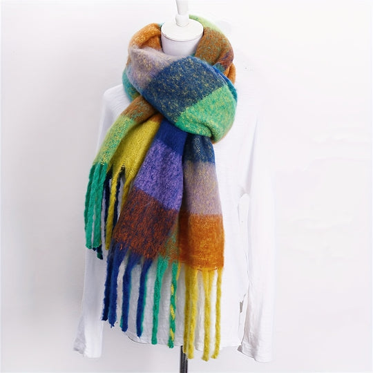 Sofie - Stylish Scottish Plaid Scarf, Softly Woven and Perfect for Casual Winter Days