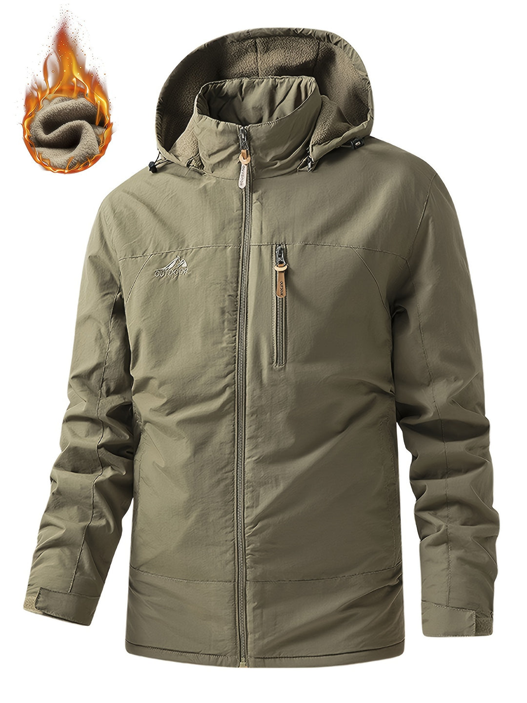 Daan - Waterproof Fleece Lined Jacket For Men