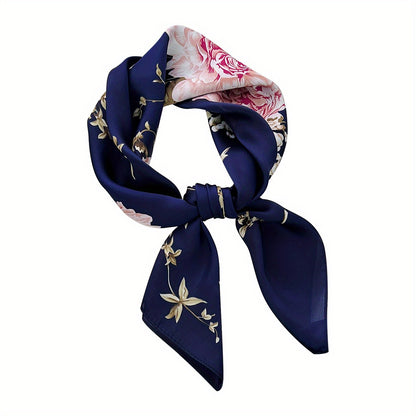 Lisa - Stijlvolle Vierkante Sjaal met Bloemenprint voor Vrouwen