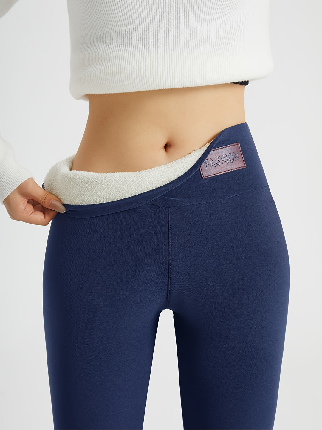 Emma - Hoge Taille Elastische Dameslegging | Comfortabele Casual Broek voor Alle Seizoenen