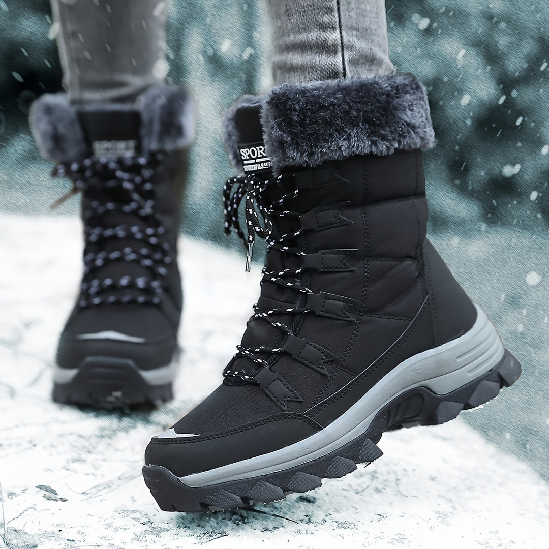 Marit - Waterproof Insulated Snow Boots with Faux Fur