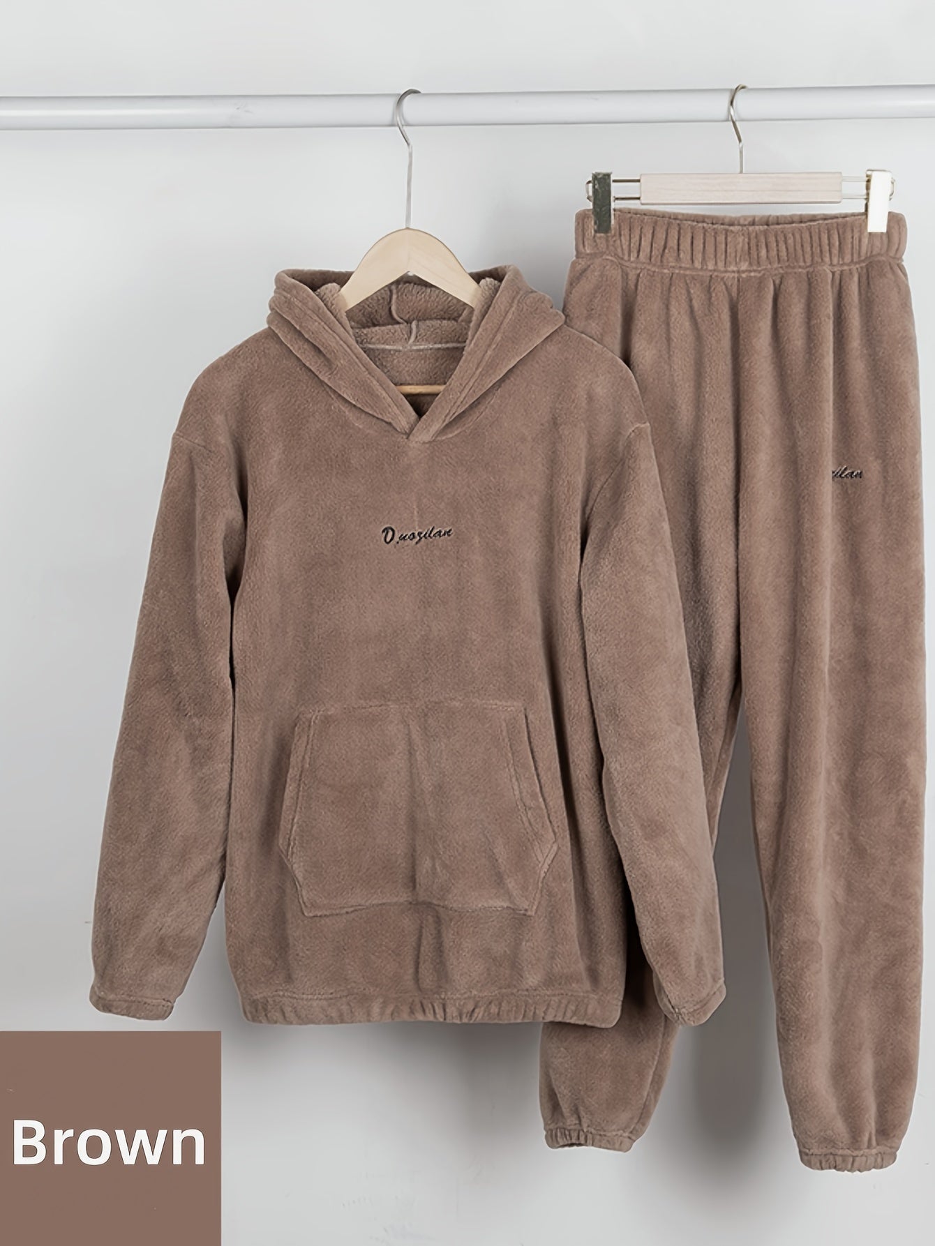 Lisa - Fuzzy Hooded Pyjama Set