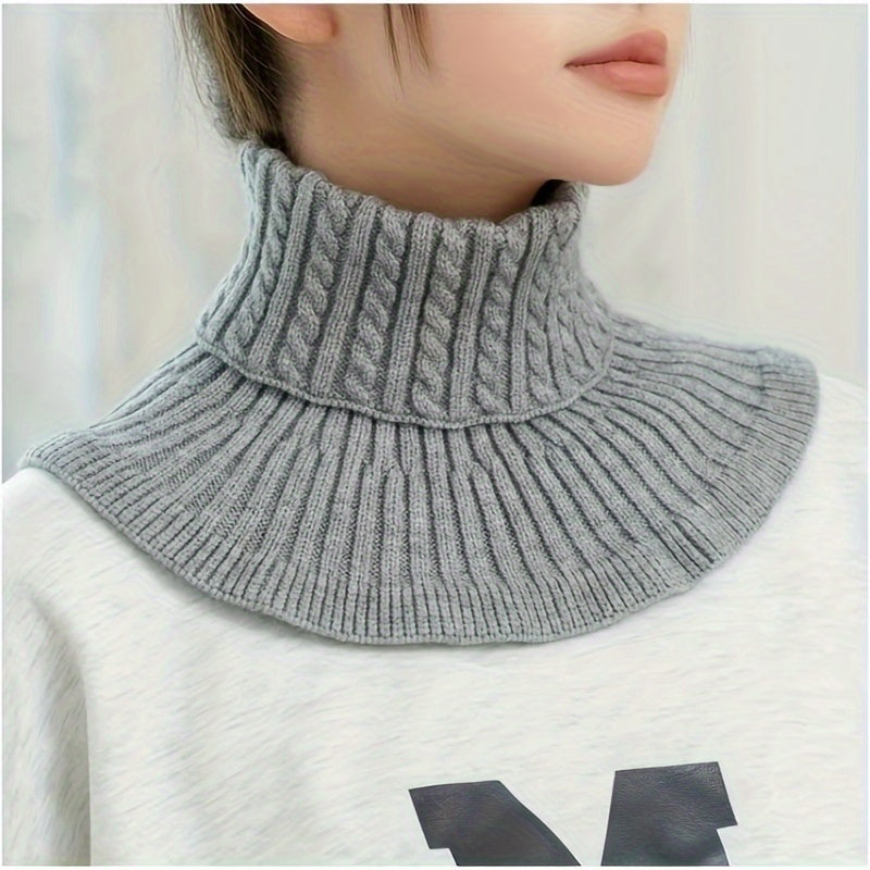 Sanne - Warm Knitted Neckwarmer Scarf for Elegant Winter Looks