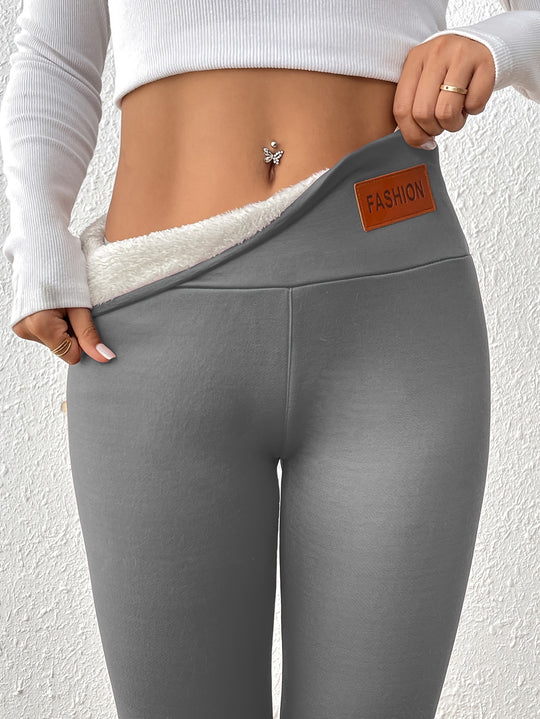 Emma - Winter Warme Pluche Legging | Thermisch en Elastisch voor Dames