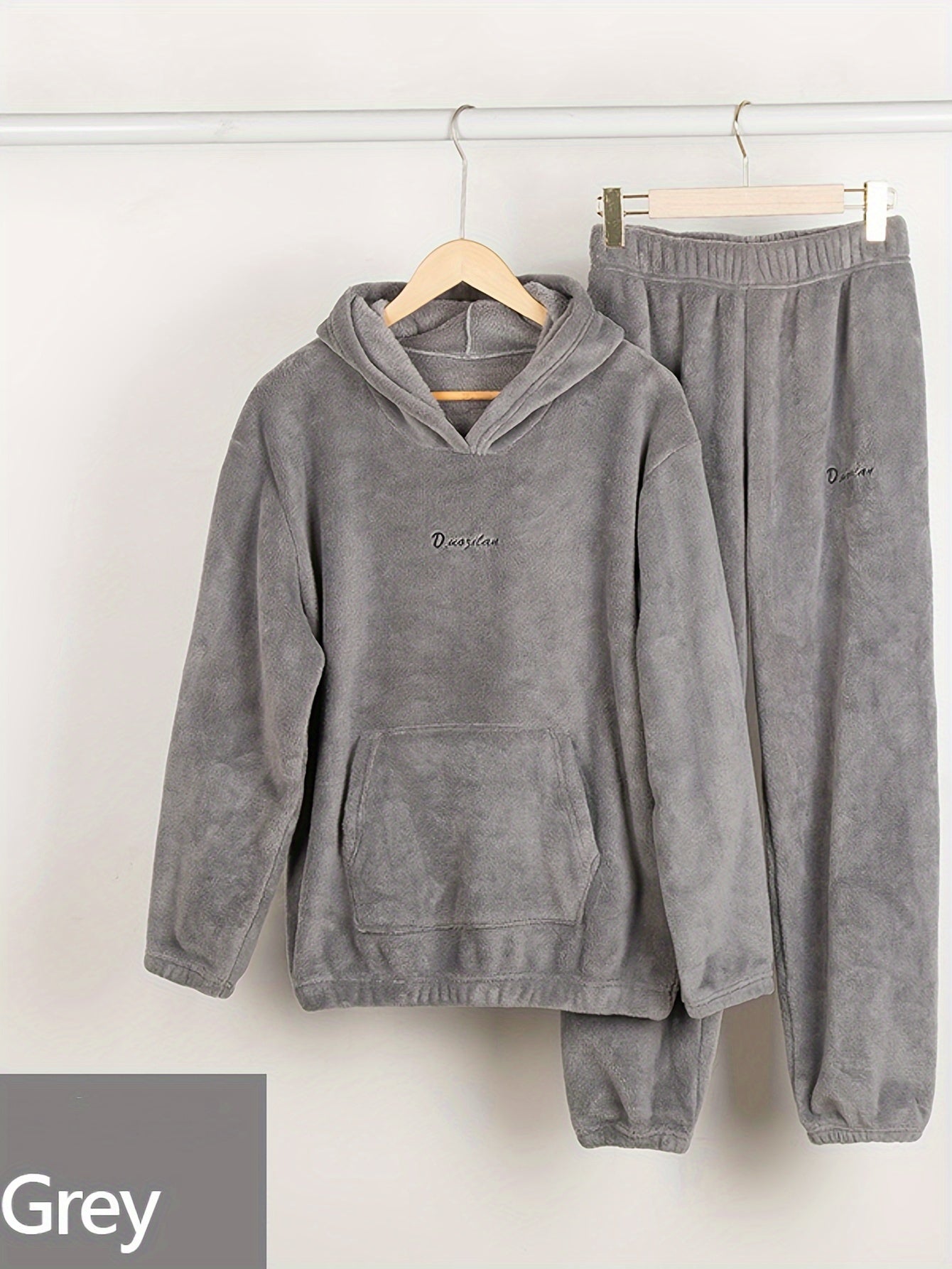 Lisa - Fuzzy Hooded Pyjama Set