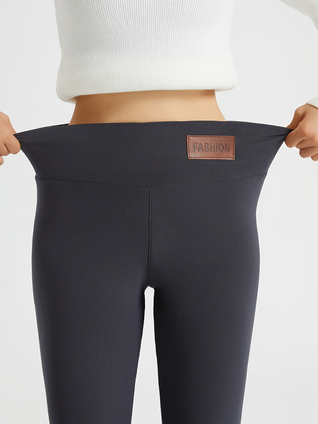 Emma - Hoge Taille Elastische Dameslegging | Comfortabele Casual Broek voor Alle Seizoenen