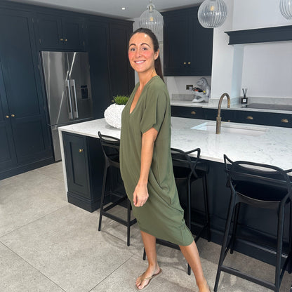 Anouk Dames Jurk - Zomerjurk met V-Hals - Jurkjes Dames