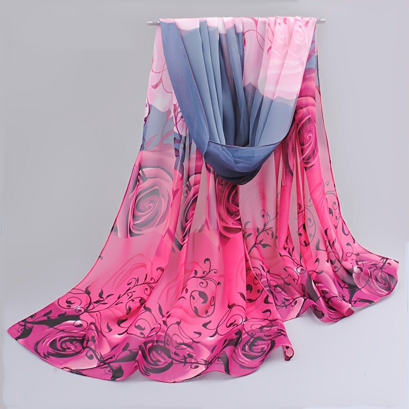 Lianne - Stylish Light Chiffon Scarf for Spring and Summer