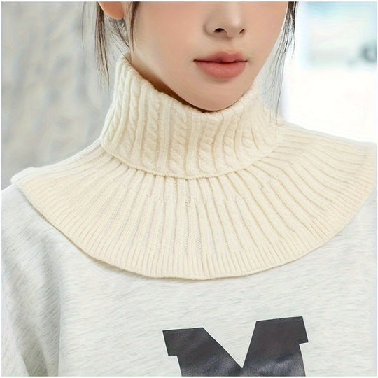 Sanne - Warm Knitted Neckwarmer Scarf for Elegant Winter Looks