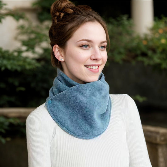 Elvira - Elegant Knitted Scarf with Fleece Lining for Warmth and Comfort