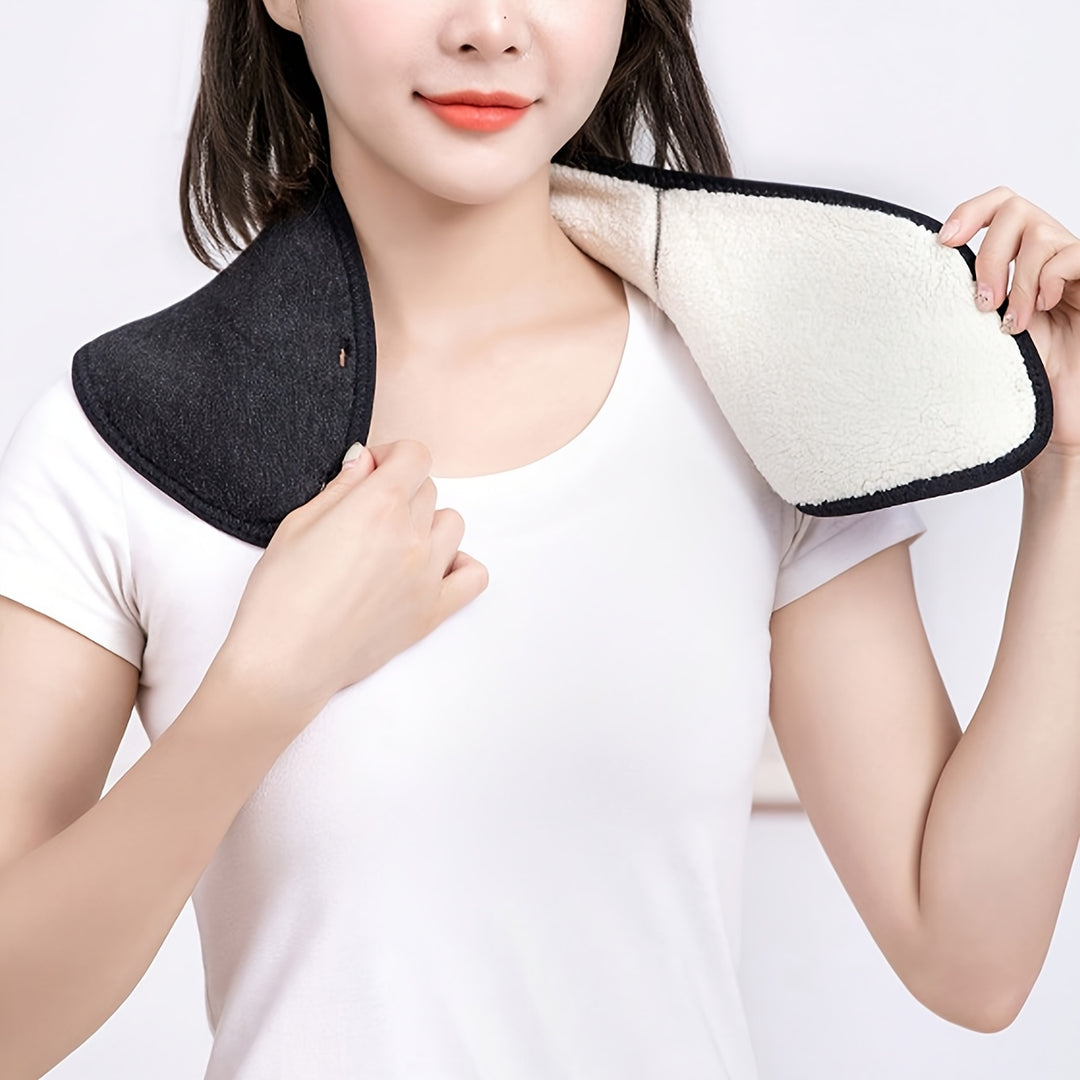 Lotte - Elegant Winter Neckwarmer made of Faux Lambskin Velvet