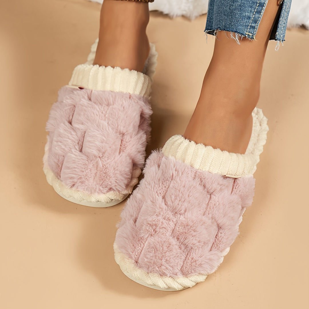 Sophie – Warm Winter Slippers with Closed Toe, Cozy Slip-On Slippers for Indoor Use