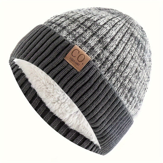 Lisa - Winter Fashion Acrylic Beanie Hat with Wool Lining