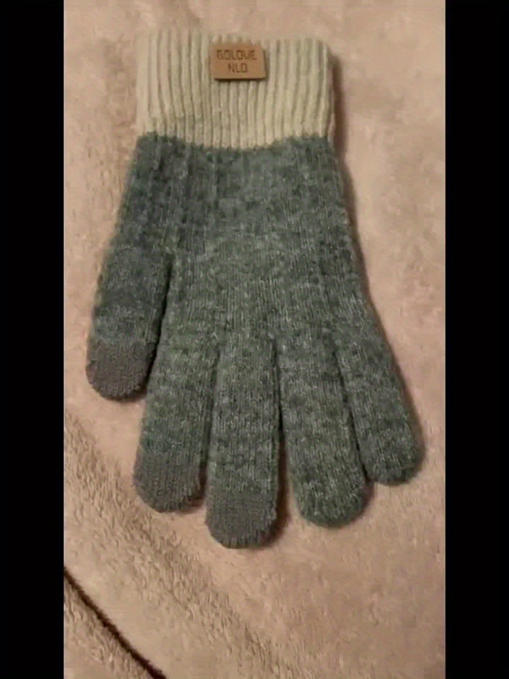 Lotte - Winter Knitted Gloves, Touchscreen Compatible, Unisex &amp; Warm