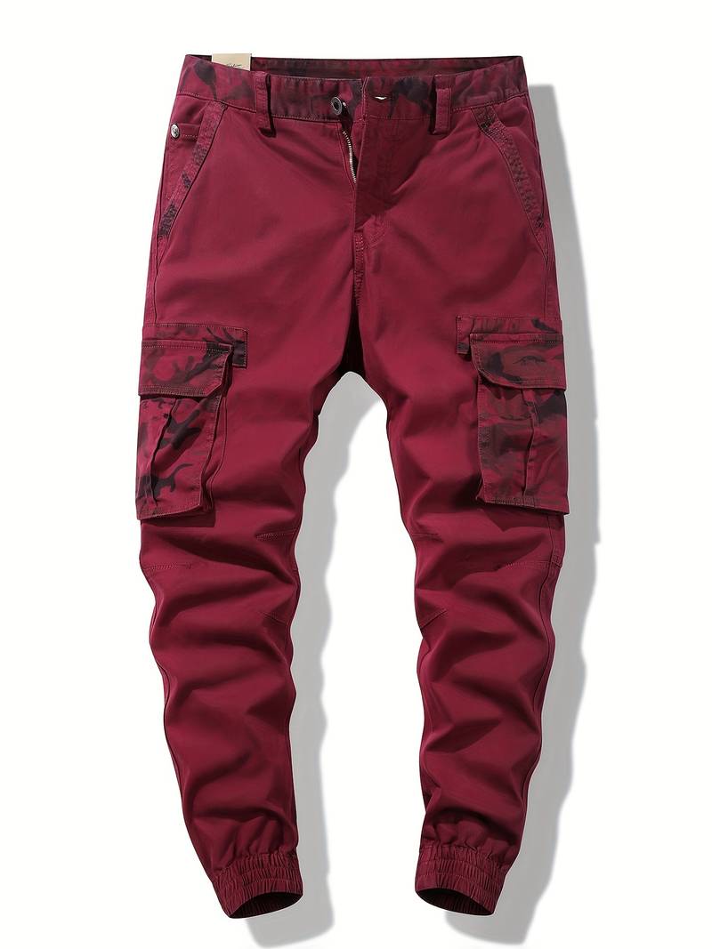 Lucas – Stijlvolle Vintage Cargobroek met Camouflagepatroon