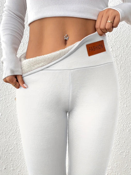 Emma - Winter Warme Pluche Legging | Thermisch en Elastisch voor Dames