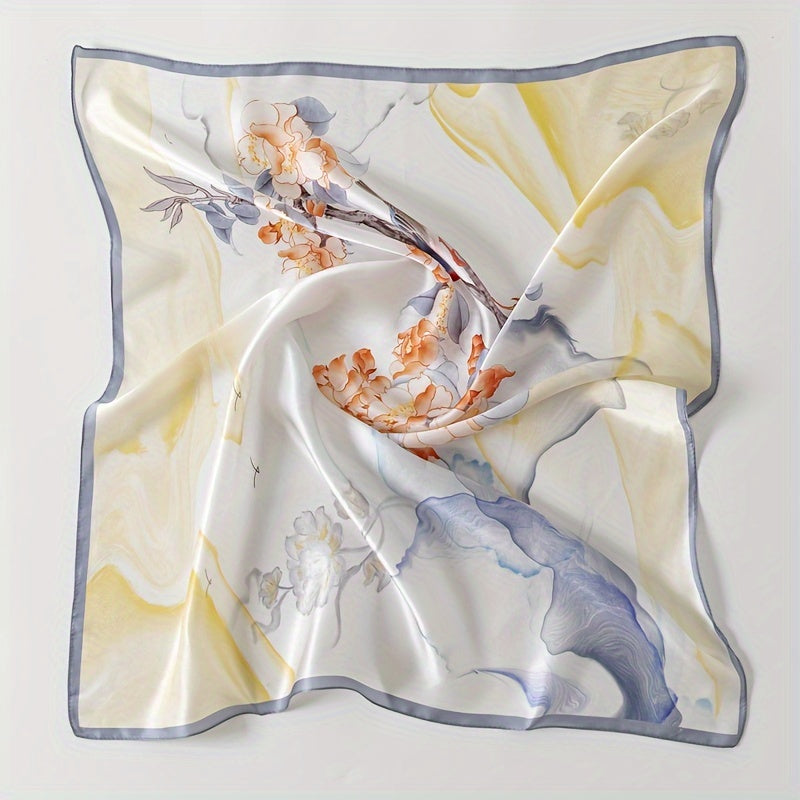 Evelien - Vintage Style Silk Scarf for Women