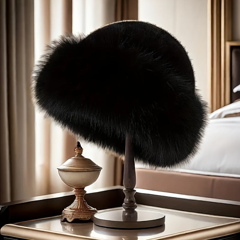 Lina - Luxury Faux Fur Winter Hat | Warm, Fluffy and Lightweight with Earflaps