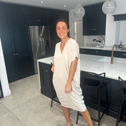 Anouk Dames Jurk - Zomerjurk met V-Hals - Jurkjes Dames