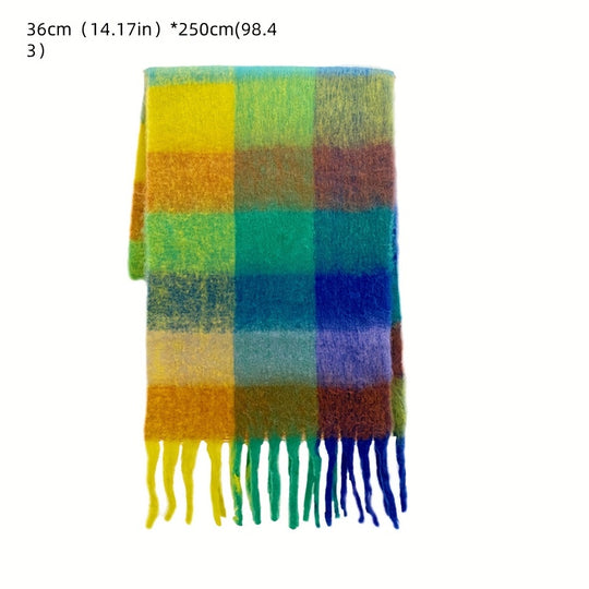 Sofie - Stylish Scottish Plaid Scarf, Softly Woven and Perfect for Casual Winter Days