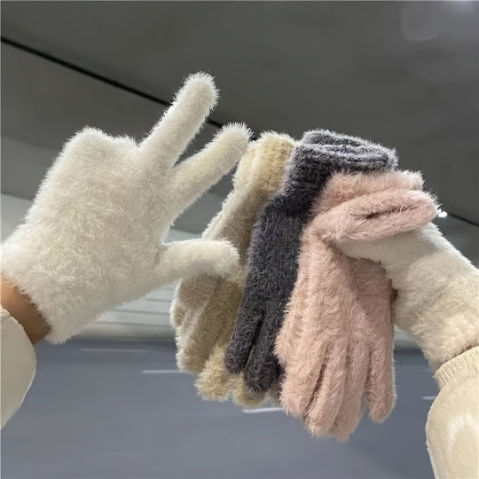 Iris - Warm Polyamide Winter Gloves, Touchscreen Compatible