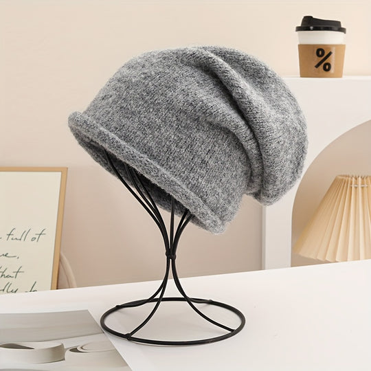 Sanne - Unisex Knitted Hat | Comfortable, Breathable Winter Hat with Drawstring Closure