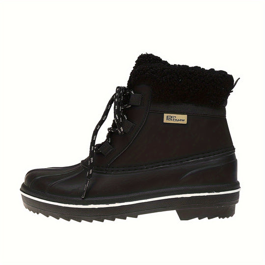 Laura - Women's Waterproof Winter Boots with Normal Toe and Fabric Lining