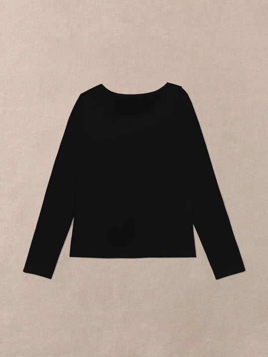 Annelies - Asymmetric Long Sleeve Top