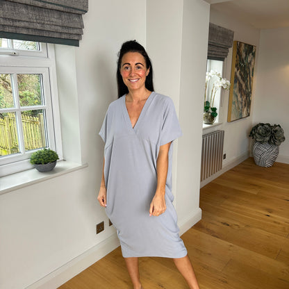 Anouk Dames Jurk - Zomerjurk met V-Hals - Jurkjes Dames