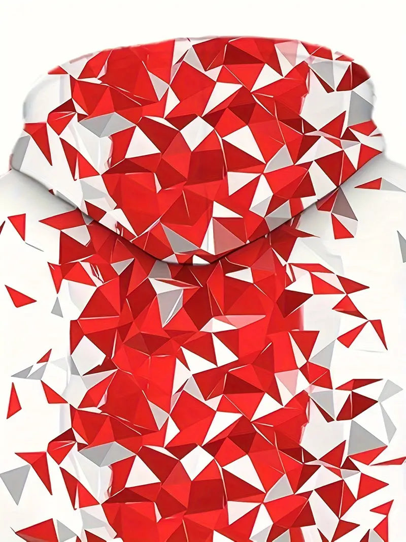 Lucas – Kapuzenpullover met geometrische print voor heren